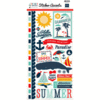 Echo Park - Summer Adventure Collection - Cardstock Stickers