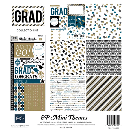 Echo Park - Grad Collection - 12 x 12 Collection Kit