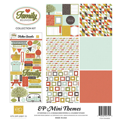 Echo Park - Family Reunion Collection - 12 x 12 Collection Kit