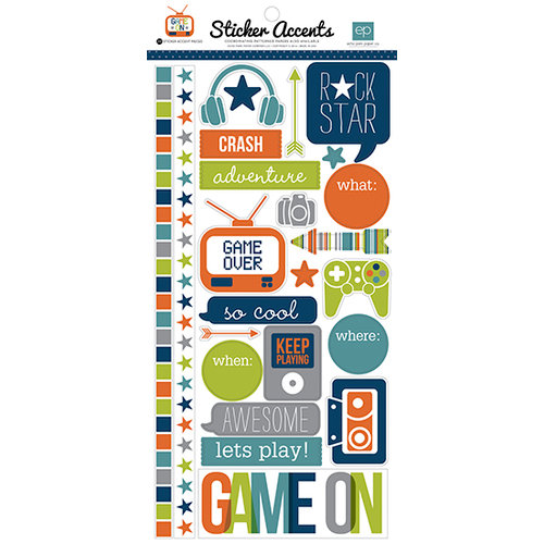 Echo Park - Game On Collection - Cardstock Stickers