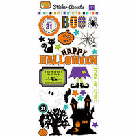 Echo Park - Ghost Town Collection - Halloween - Cardstock Stickers