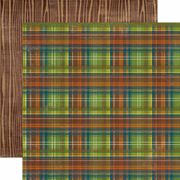 Echo Park - The Great Outdoors Collection - 12 x 12 Double Sided Paper - Plaid
