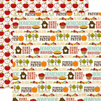Echo Park - I Heart Fall Collection - 12 x 12 Double Sided Paper - Words