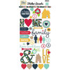 Echo Park - Our Family Collection - Cardstock Stickers