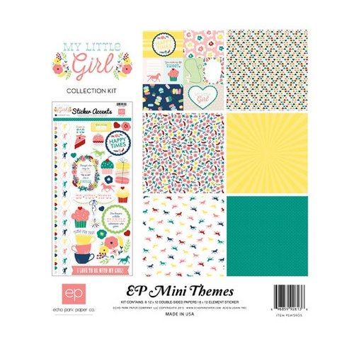 Echo Park - My Little Girl Collection - 12 x 12 Collection Kit