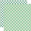 Echo Park - Lucky Charm Collection - 12 x 12 Double Sided Paper - Lucky Plaid