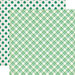 Echo Park - Lucky Charm Collection - 12 x 12 Double Sided Paper - Lucky Plaid
