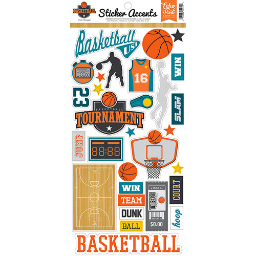 Echo Park - Basketball Collection - Cardstock Stickers
