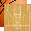 Echo Park - Basketball Collection - 12 x 12 Double Sided Paper - Basketball Court