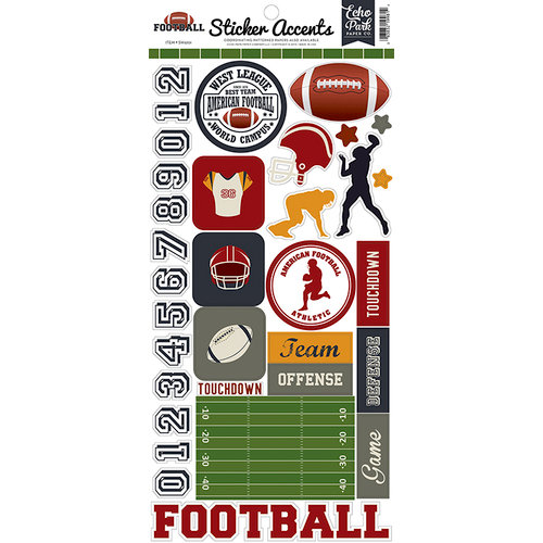 Echo Park - Football Collection - Cardstock Stickers