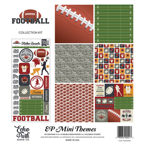 Echo Park - Football Collection - 12 x 12 Collection Kit