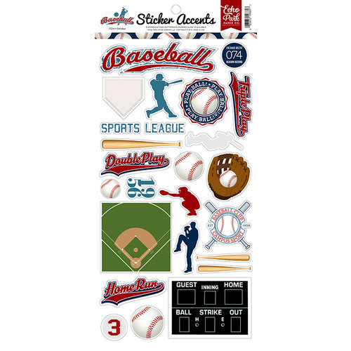 Echo Park - Baseball Collection - Cardstock Stickers