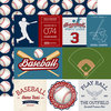 Echo Park - Baseball Collection - 12 x 12 Double Sided Paper - Baseball Cards