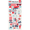 Echo Park - Sweet Liberty Collection - Cardstock Stickers