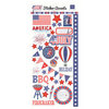 Echo Park - 4th of July Collection - Cardstock Stickers