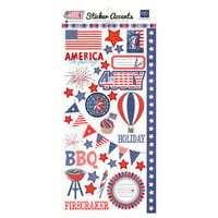 Echo Park - 4th of July Collection - Cardstock Stickers