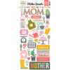 Echo Park - Beautiful Mom Collection - Cardstock Stickers