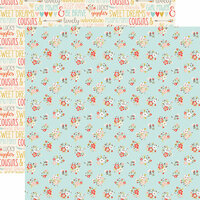 Echo Park - Girl Cousin Collection - 12 x 12 Double Sided Paper - Lovely Floral