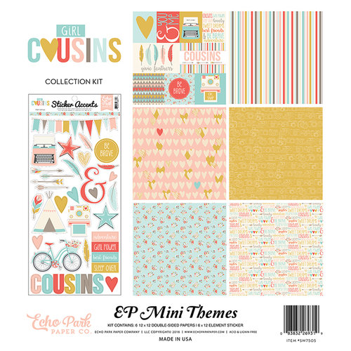 Echo Park - Girl Cousin Collection - 12 x 12 Collection Kit