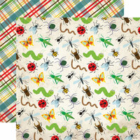 Echo Park - Bug Collection - 12 x 12 Double Sided Paper - Bugs