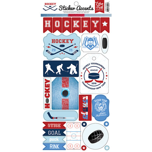 Echo Park - Hockey Collection - Cardstock Stickers