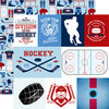 Echo Park - Hockey Collection - 12 x 12 Double Sided Paper - Journaling Cards