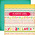 Echo Park - Sweet Girl Collection - 12 x 12 Double Sided Paper - Border Strips
