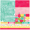Echo Park - Sweet Girl Collection - 12 x 12 Cardstock Stickers - Alphabet