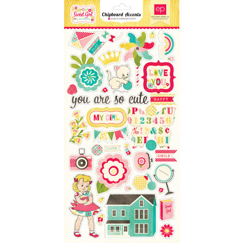 Echo Park - Sweet Girl Collection - Chipboard Stickers