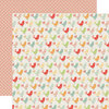 Echo Park - Sweet Day Collection - 12 x 12 Double Sided Paper - Sweet Bird