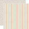 Echo Park - Sweet Day Collection - 12 x 12 Double Sided Paper - Cheerful Stripe