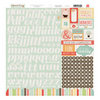 Echo Park - Sweet Day Collection - 12 x 12 Cardstock Stickers - Alphabet