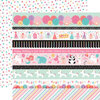 Echo Park - It's Your Birthday Girl Collection - 12 x 12 Double Sided Paper - Border Strips
