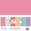 Echo Park - It's Your Birthday Girl Collection - 12 x 12 Paper Pack - Solids