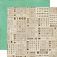 Echo Park - This and That Collection - Graceful - 12 x 12 Double Sided Paper - Bingo