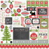 Echo Park - Tis the Season - Christmas - 12 x 12 Cardstock Stickers - Elements