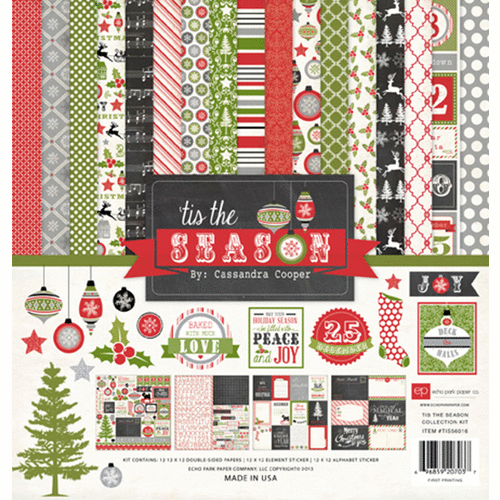 Echo Park - Tis the Season - Christmas - 12 x 12 Collection Kit