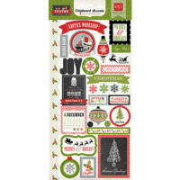 Echo Park - Tis the Season - Christmas - Chipboard Stickers