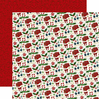 Echo Park - Twas the Night Before Christmas Collection - 12 x 12 Double Sided Paper - Candy Christmas