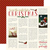 Echo Park - Twas the Night Before Christmas Collection - 12 x 12 Double Sided Paper - Twas the Night