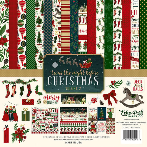 Echo Park - Twas the Night Before Christmas Collection - 12 x 12 Collection Kit - Volume 2
