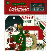 Echo Park - Twas the Night Before Christmas Collection - Ephemera - Frames and Tags