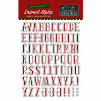 Echo Park - Twas the Night Before Christmas Collection - Enamel Alpha Letters