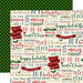 Echo Park - Twas the Night Before Christmas Collection - 12 x 12 Double Sided Paper - Tis the Season Words