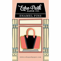 Echo Park - Metropolitan Girl Collection - Travelers Notebook - Enamel Pin - Handbag