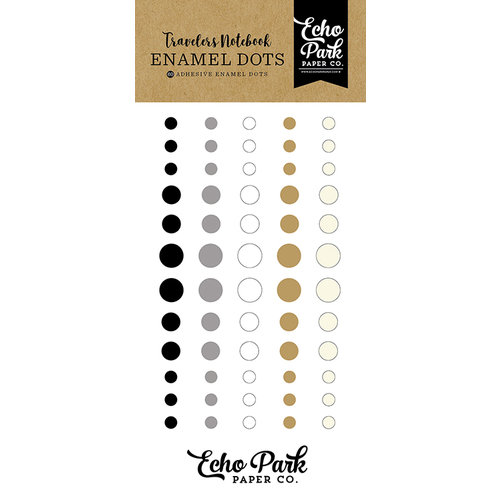 Echo Park - Coffee and Friends Collection - Travelers Notebook - Enamel Dots
