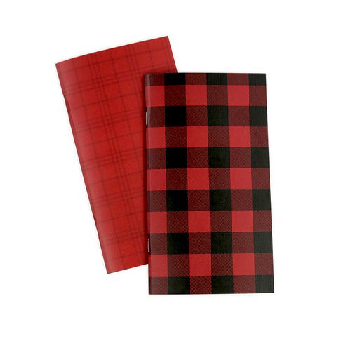 Echo Park - Red Buffalo Plaid Collection - Travelers Notebook - Insert - Blank