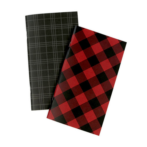 Echo Park - Red Buffalo Plaid Collection - Travelers Notebook - Insert - Lined