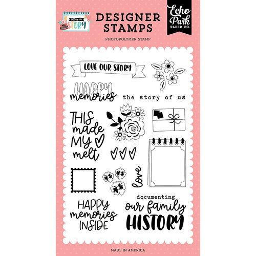 Echo Park - Telling Our Story Collection - Clear Photopolymer Stamps - Documenting Echo Park - Telling Our Story Collection - Clear Photopolymer Stamps - Documenting