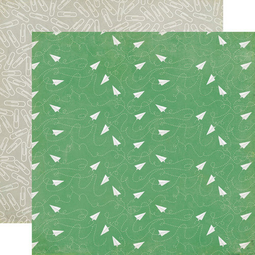 Echo Park - Teacher's Pet Collection - 12 x 12 Double Sided Paper - Paper Airplanes